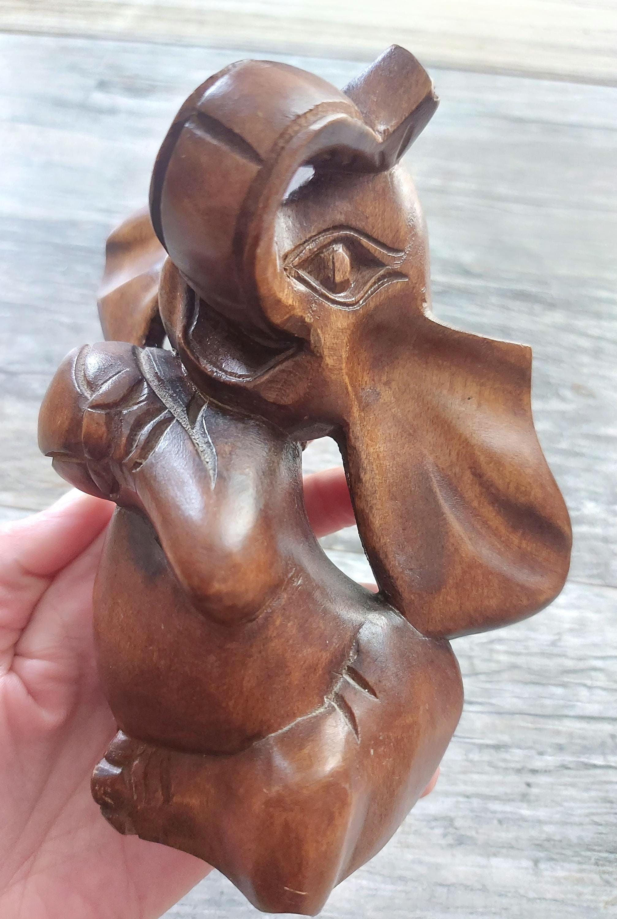 Carved Wood Dumbo - Etsy