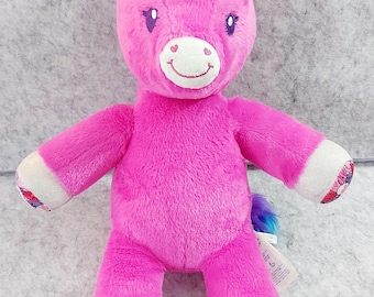 Build-A-Bear BAB 2018 Pink Candy Hearts Unicorn Plush XOXO BFF Valentine