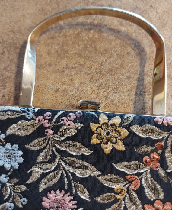 La Marquise Vintage French Tapestry Purse - image 3