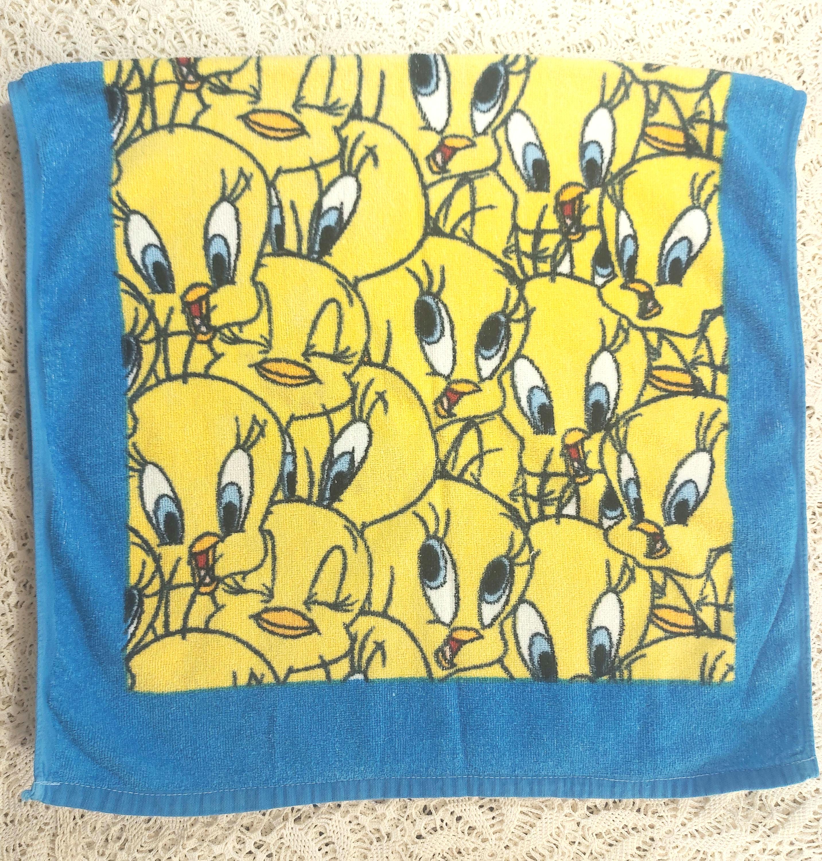 ワーナーブラザーズスタジオストア Tweety Bird 大判バスタオル Tweety Bird Towel - Etsy