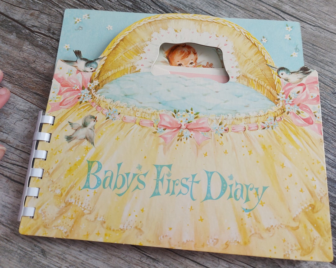 Vintage Baby Album First Diary and Picture Album 1960 Etsy
