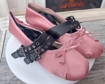 Women Sweet Shoes Flats Cross Strappy Bowknot Round Toe Buckle Ballerinas Size 10