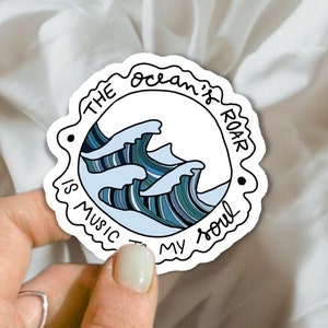 Sticker Ocean - Autocollant pour les amoureux du soleil et de la mer