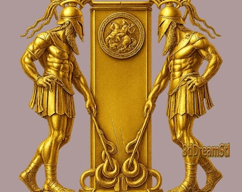Ancient Greek Warriors STL model, CNC router engraver, artcam, Aspire, cnc files, wood, art, wall decor, CNC