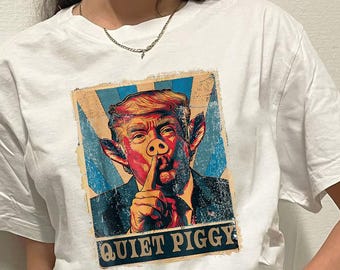 Quiet Quiet Piggy, Catherine Lucey Wsj Tee Shirt