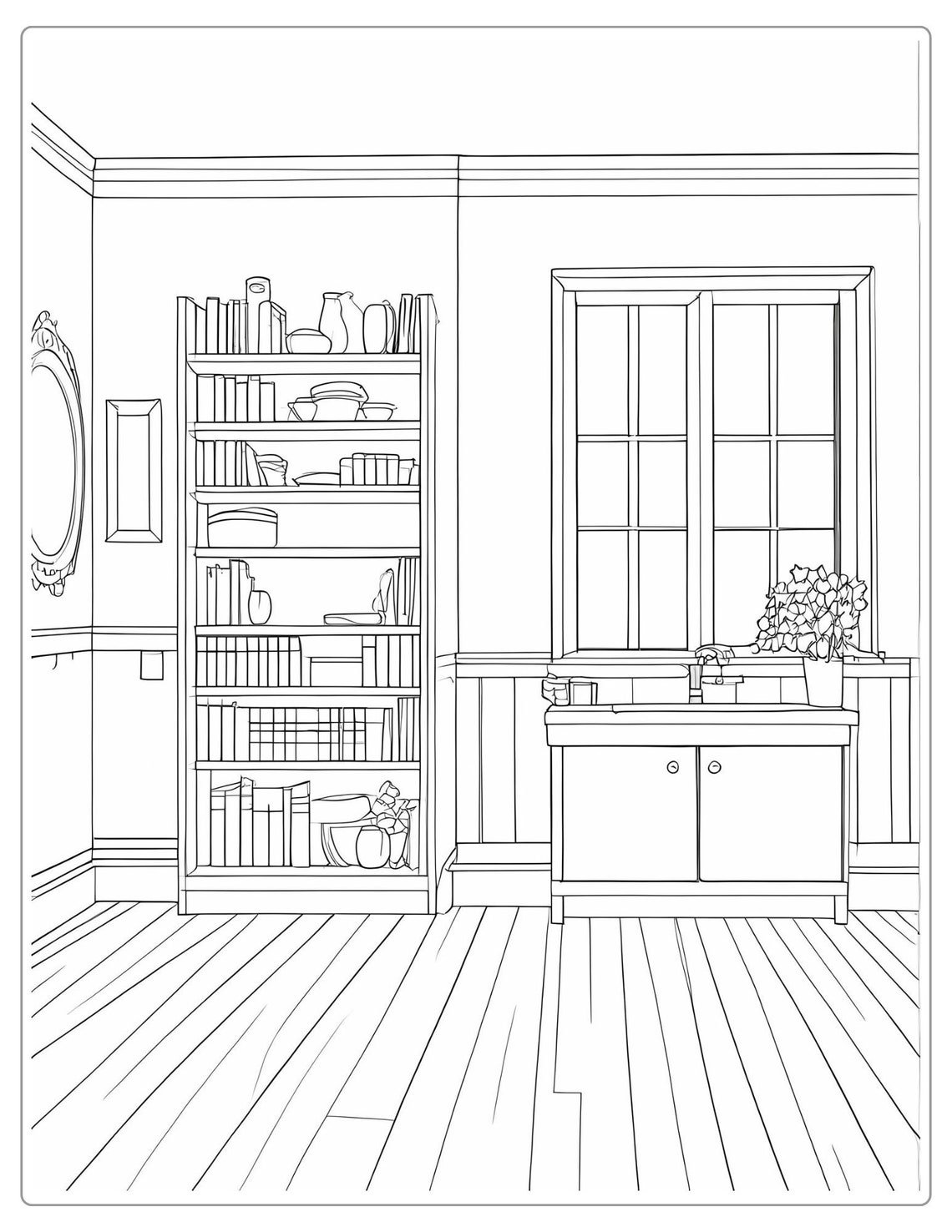 Home Sweet Home Coloring Book for Adults, Relaxing Coloring Pages