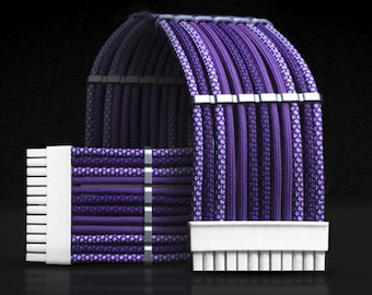 Custom Premium Sleeved PC Cables, The Best Extension Sleeve PC Cables.