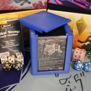 Caja de mazo de Commander de MTG EDH: modelo base de un solo color, perfecta para guardar y proteger cartas, diseño duradero para jugadores