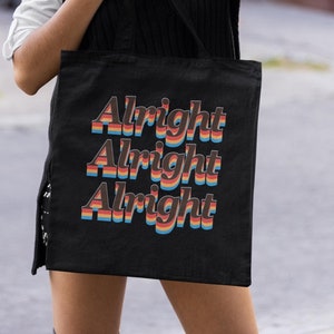 Colorful Print Cotton Canvas Tote Bag - Reusable Shopping Bag