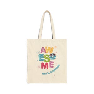 Personalized Inspirational Quotes Tote Bag, Shopping Bag, Reusable Grocery Bag, Eco-Friendly Tote, Gift idea, Market Tote Bag,  canvas tote