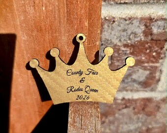 Rodeo Queen Taschenanhänger | Cowgirl Schlüsselanhänger | Taschenanhänger | Rodeo Royalty Anhänger | 4H oder FFA Geschenk | Personalisierte Cowgirl Anhänger