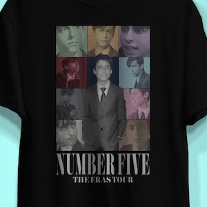 Retro Nummer Fünf Shirt, Film Shirt, The Eras Tour Design, Filme TV-Show T-Shirt Tee Bestseller unisex Pullover Geschenk