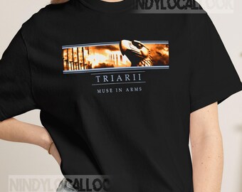 Triarii Shirt, Tour Concert Tee, Martial Industrial Graphic T-Shirt, Neoclassical Dark Ambient Band Tee, Unisex S-5XL