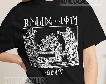 Blood Axis Shirt, Tour Concert Tee, Neofolk Graphic T-Shirt, Dark Alternative Music Tee, Vintage Style Unisex Shirt, S-5XL