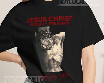Christian Death Shirt, Tour Concert Tee, Deathrock Graphic T-Shirt, Gothic Punk Band Tee, Vintage Unisex Music Shirt, S-5XL
