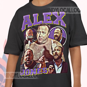 Alex Jones, Limited Alex Jones Vintage Shirt Gift for Woman anda Man