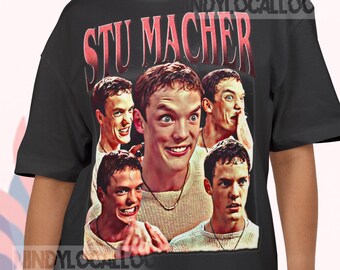 Stu Macher Vintage Shirt - Spooky Horror Tee - Funny Scary Retro Comfort Colors - Scream Movie Halloween Costume Graphic T-Shirt