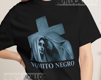 Vomito Negro Shirt, Tour Concert Tee, EBM Industrial Graphic T-Shirt, Dark Electro Vintage Band Tee, Unisex Music Shirt, S-5XL