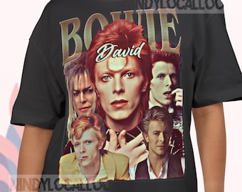 David Bowie Unisex Vintage Tee, best seller tour concert movie film design bootleg vintage retro shirt t-shirt sweater hoodie comfort colors