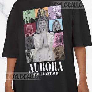 Vintage Bootleg Tee - Aurora Retro Shirt, 90s-Y2K Aesthetic, Rare Music & Movie Star, Fan Collectible, Streetwear Gift Retro Graphic T-shirt