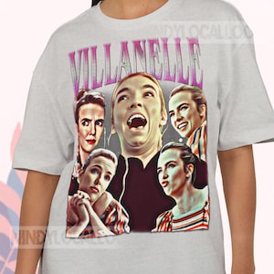 Jodie Comer Unisex Vintage Tee, best seller tour concert movie film design bootleg vintage retro shirt t-shirt sweater hoodie comfort colors image 2