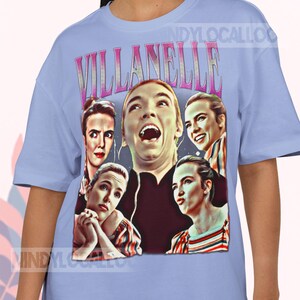 Jodie Comer Unisex Vintage Tee, best seller tour concert movie film design bootleg vintage retro shirt t-shirt sweater hoodie comfort colors image 5