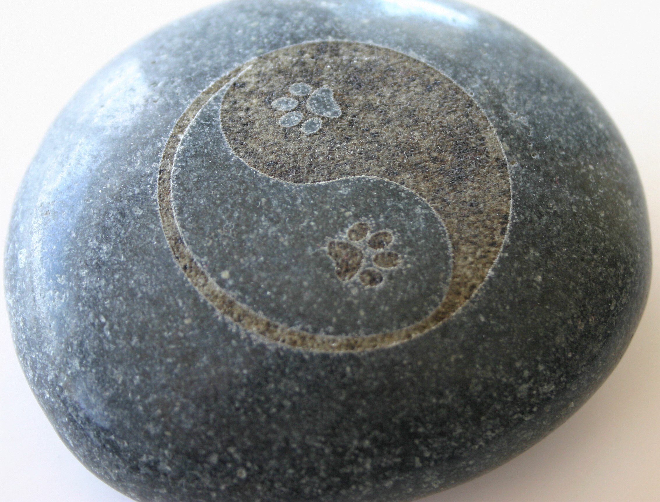 yin and yang symbol in river yin and yang symbol in river