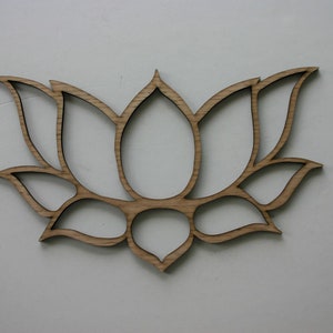 Lotus Flower Wood Sign Namaste Wall Art Home Decor