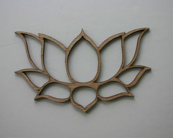 Lotus Flower Wood Sign Namaste Wall Art Home Decor