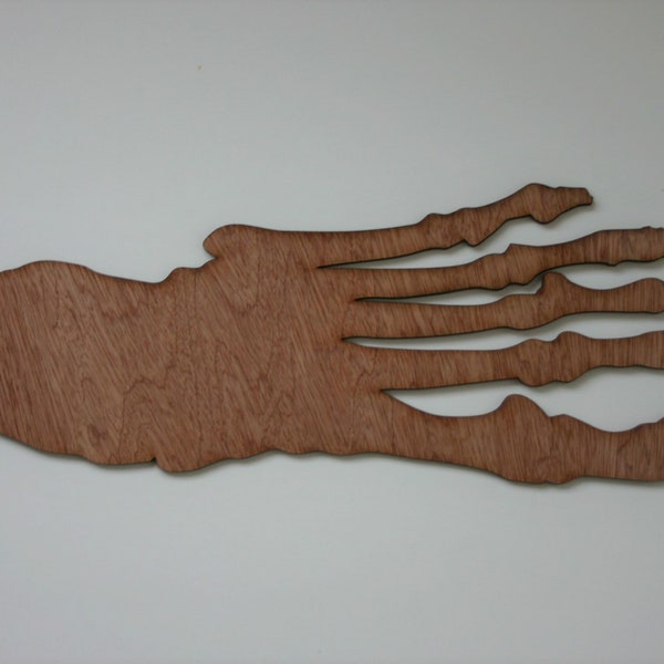 Human Foot Anatomy Wall Art Wood Sign Medical Art Sign Skeleton