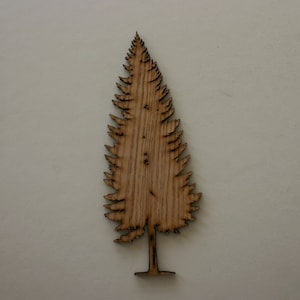 Pine Tree Laser Cut Wood Sign Wall Art Home Decor