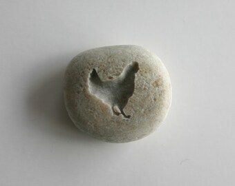 Chicken Worry Stone Gravé Pet Memorial Chick