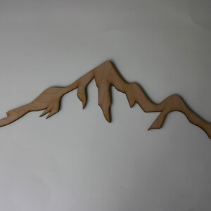 Mountains Wood Sign Wall Art Mountain Home Decor
