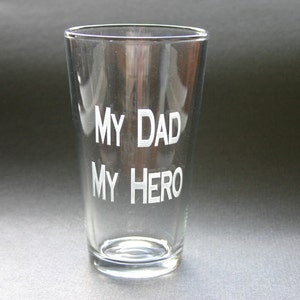 Custom Engraved Beer Glass Etched Pint Personalized Gift image 1