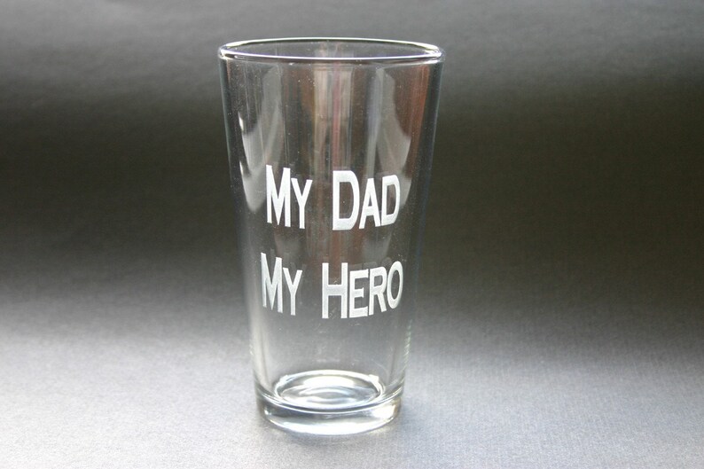 Custom Engraved Beer Glass Etched Pint Personalized Gift image 1