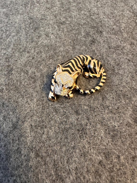 Panetta Tiger Brooch - image 3