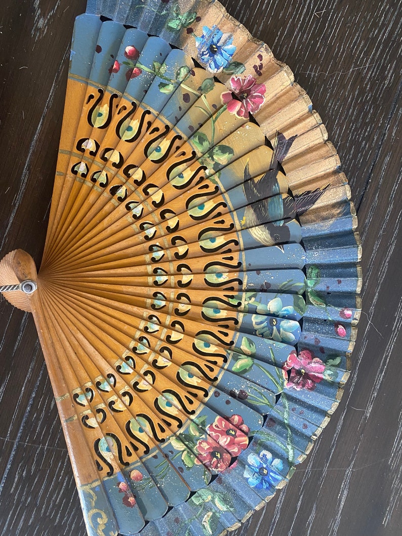 Hand painted Hand Fan image 1