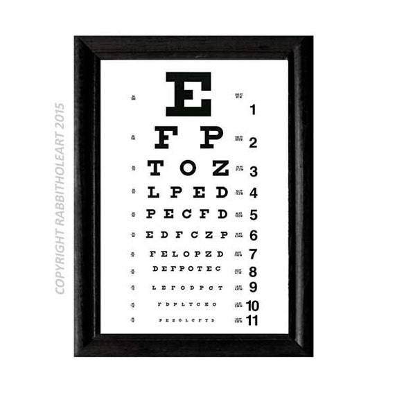 Wall Eye Chart