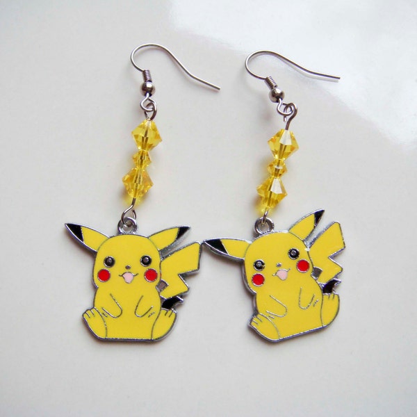 Pikachu Pokemon Dangle Earrings Anime