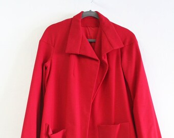 1930s red wool coat | Etsy 1930s H.W. Carter and Sons wool coat