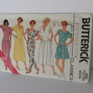 Vintage 80&#39;s Butterick Classics Dress pattern, Vintage Butterick 3699, Butterick 3699 size 6-8-10, Bust 30.5-32.5, 80s Fashion, Vintage