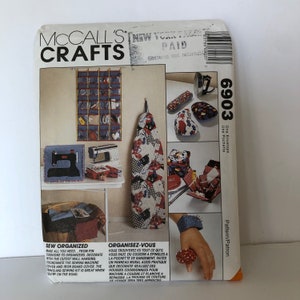 McCall&#39;s 6903 Sewing Accessories Pattern, Needlework accessories, McCall&#39;s Accessories pattern, Pincushion pattern, 1990s McCall&#39;s, DIY sew