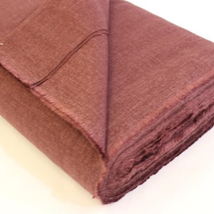 Mauve Printed Solid Rustic Weave fabric, Japanese fabric, quilting cotton,  rustic weave fabric,  textured fabric, reversible solid