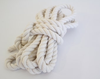 3//8 inch x 100 ft Aoneky Braided Cotton Rope