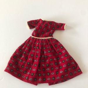 Vintage handmade Barbie Dress, 12” Barbie Doll Clothing, 12 inch doll dress, Barbie Doll clothes, Barbie doll dress, 12 inch doll dress,