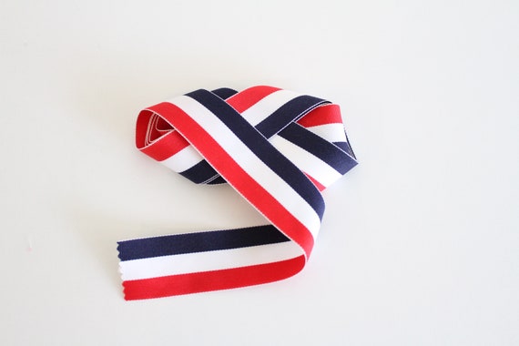 1.5 inch Red, White, and Blue Grosgrain Ribbon - Golden Openings