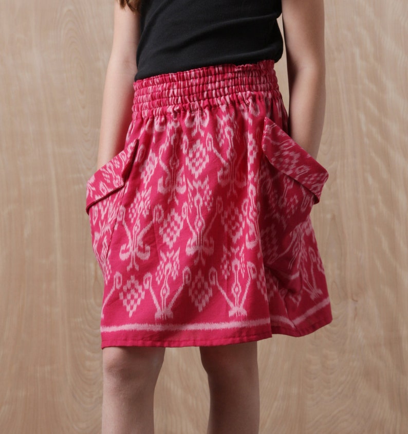 Tween skirt sewing pattern digital pattern, tween skirt sewing pattern, girls tween skirt, girls skirt sewing pattern, pdf sewing pattern image 2