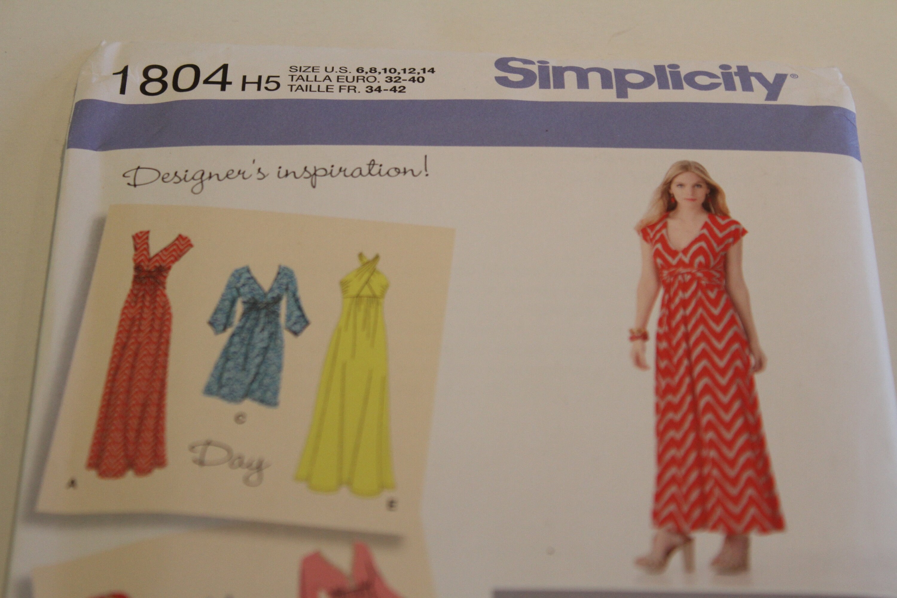 Simplicity R11804 Simplicity 1804 Knit Dress Sewing Pattern, Sizes 6-14 - Etsy