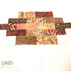 Outer Limits Batik Quilt Kit, UFO, Pre-Cut Fabric Strips, Unfinished Quilt Project