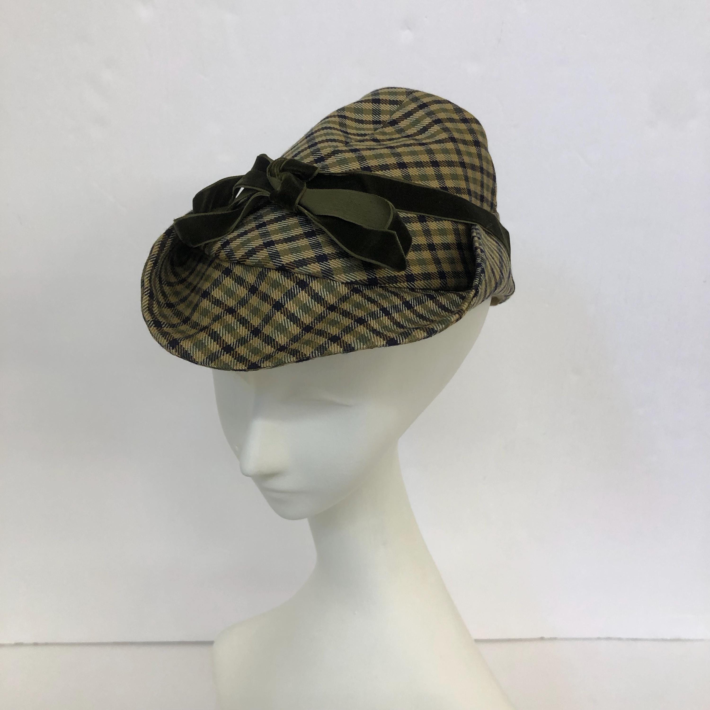 ?OOAK CUSTOM TWEED CAMELLIA HAT Hand Painted Cowboy Hat - Felt – Camelia Mexican Boutique main image 3